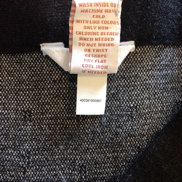 CANDIE’S flared skater style skirt, black with bottom hem white design (Small) - Picture 9 of 11